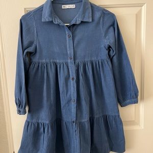 Zara girls  corduroy dress